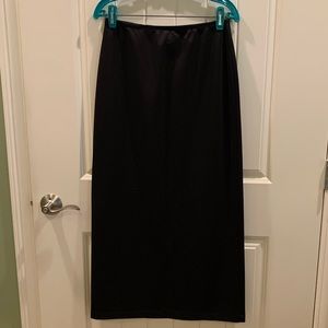 Long black skirt by B Moss. Size M